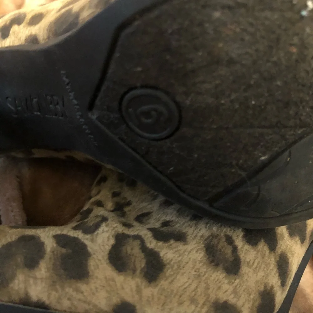 Woman’s Sam & Libby fall animal print slip on fur pump booties - Picture 7 of 10